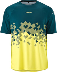 Gonso Mesores Kurzarm Fahrradshirt Herren petrol/gelb – aktuelle Variante