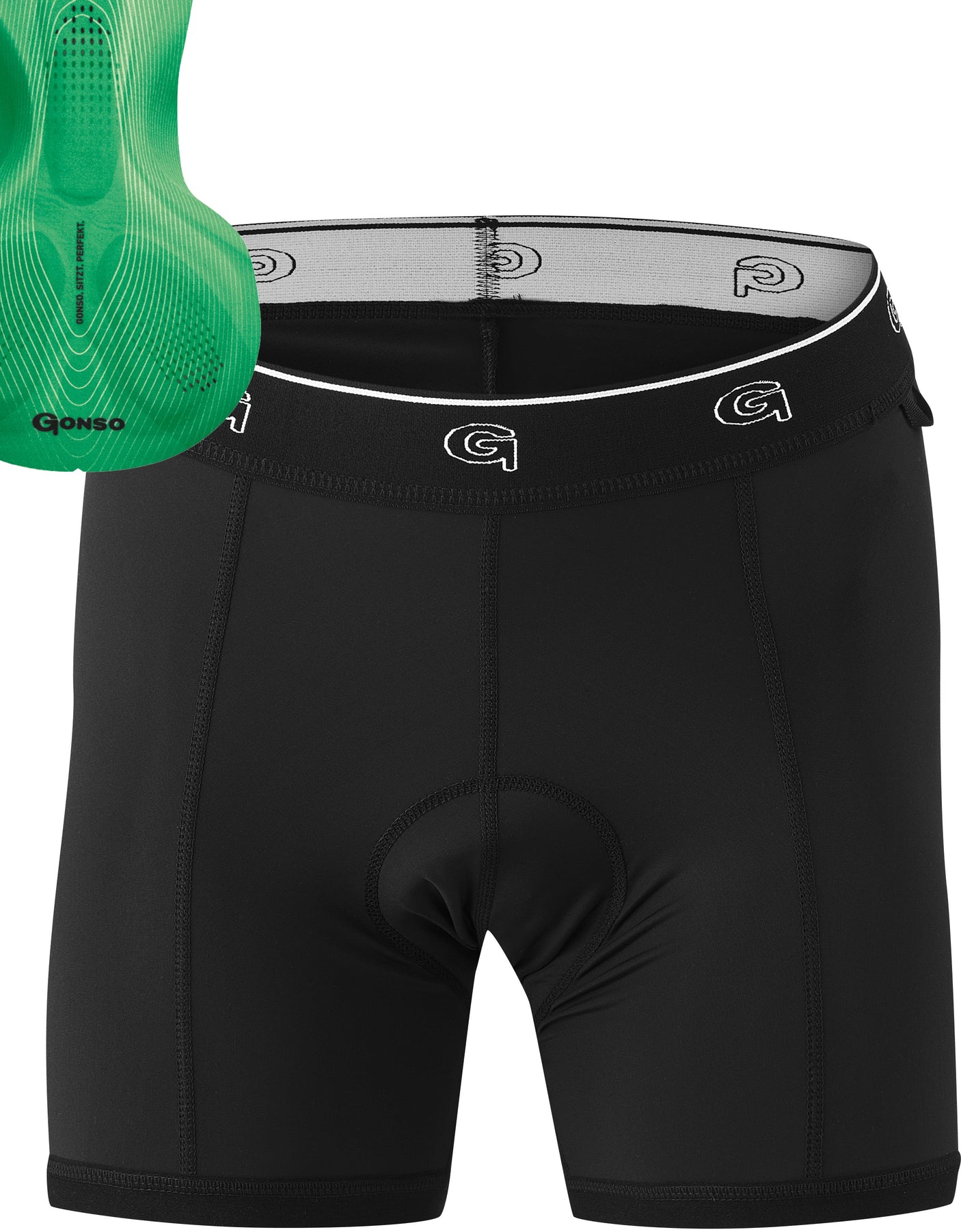 Gonso Sitivo Fahrradshorts Damen schwarz