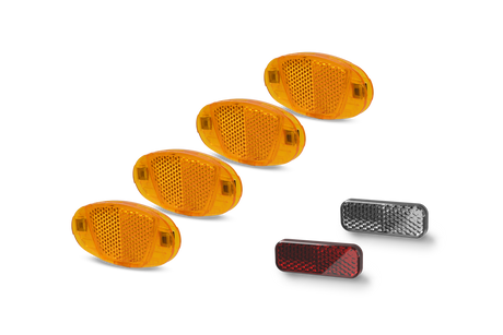 ACID Reflektorset für Lenker / Sattelstütze