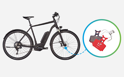 E-Bike Scheibenbremsbeläge - Hochtemperaturbeständig Bis 450°C