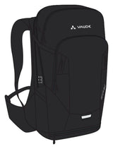 VAUDE Bike Alpin 30+5 Rucksack schwarz