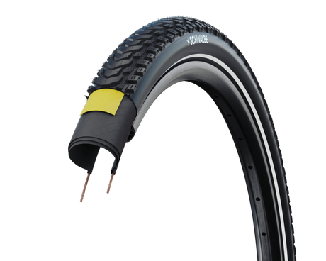 Schwalbe MARATHON MONDIAL PRO Evolution V-Guard ADDIX 28" schwarz-reflex