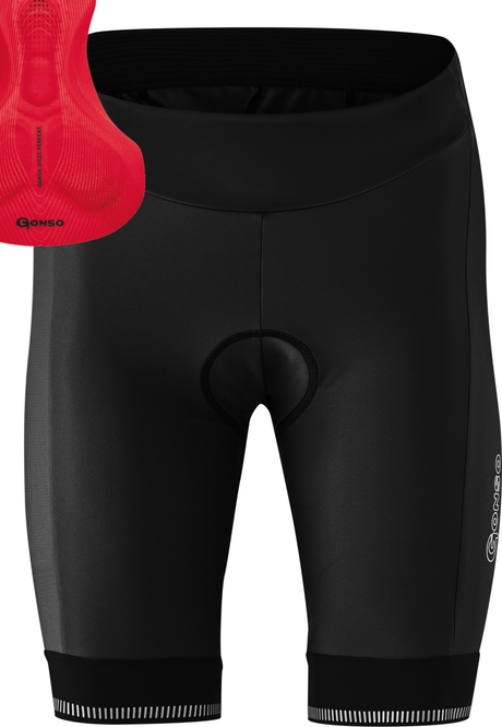 Gonso SITIVO Red W Short Damen black/fire