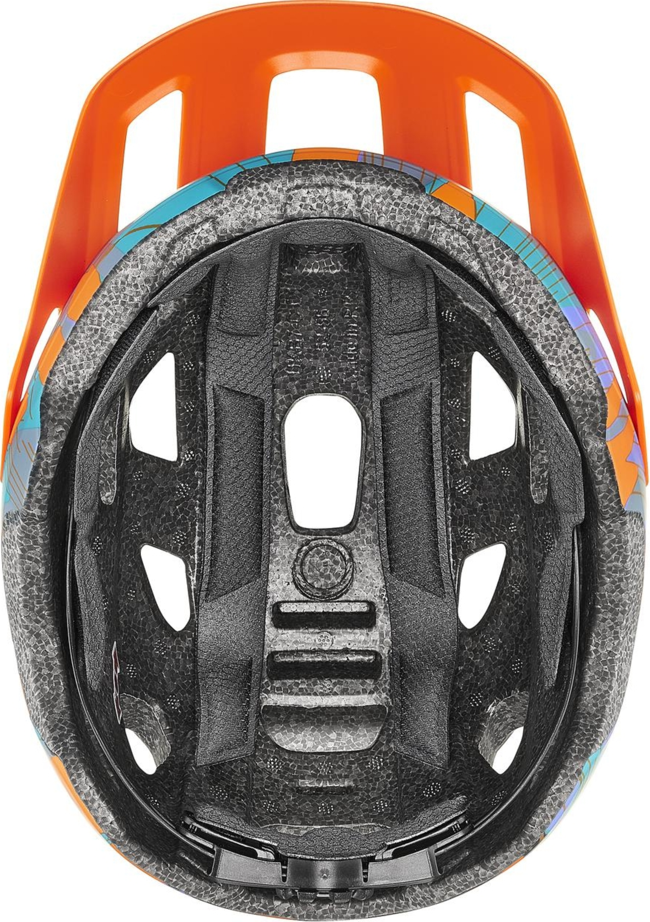 uvex React Jr. Kinderhelm Papaya Camo Matt