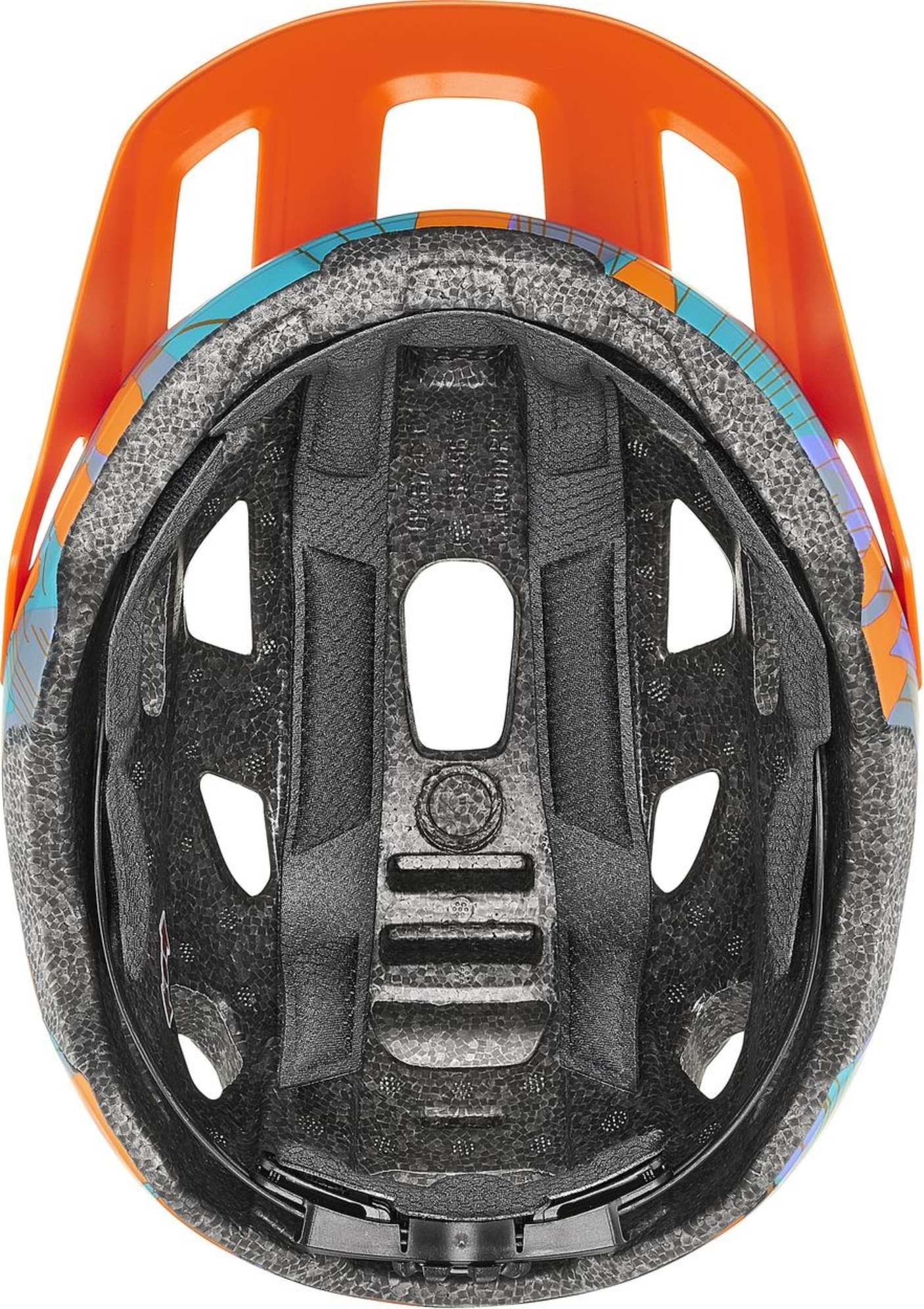 uvex React Jr. Kinderhelm Papaya Camo Matt