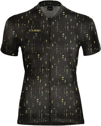 CUBE ATX WS Trikot Full Zip CMPT kurzarm black pattern – aktuelle Variante