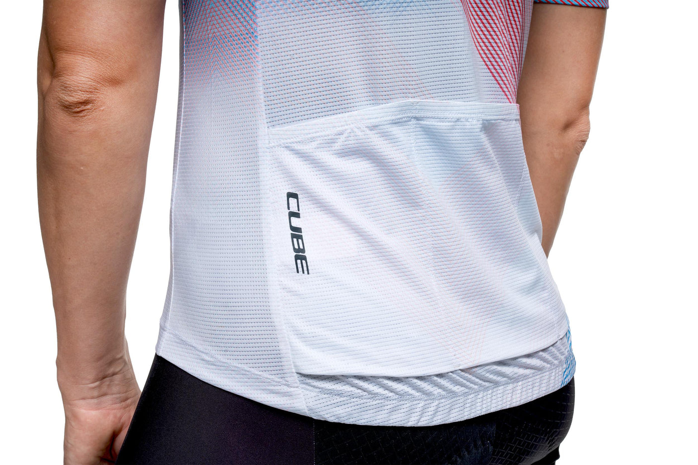Cube WS Trikot CMPT TEAMLINE kurzarm white