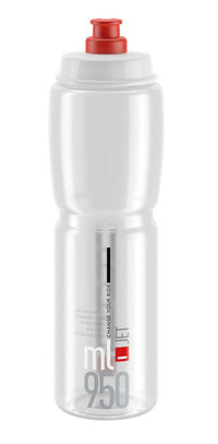 Elite Jet Drinking Bottle 950ml clear/red logo – aktuelle Variante