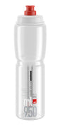 Elite Jet Drinking Bottle 950ml clear/red logo
