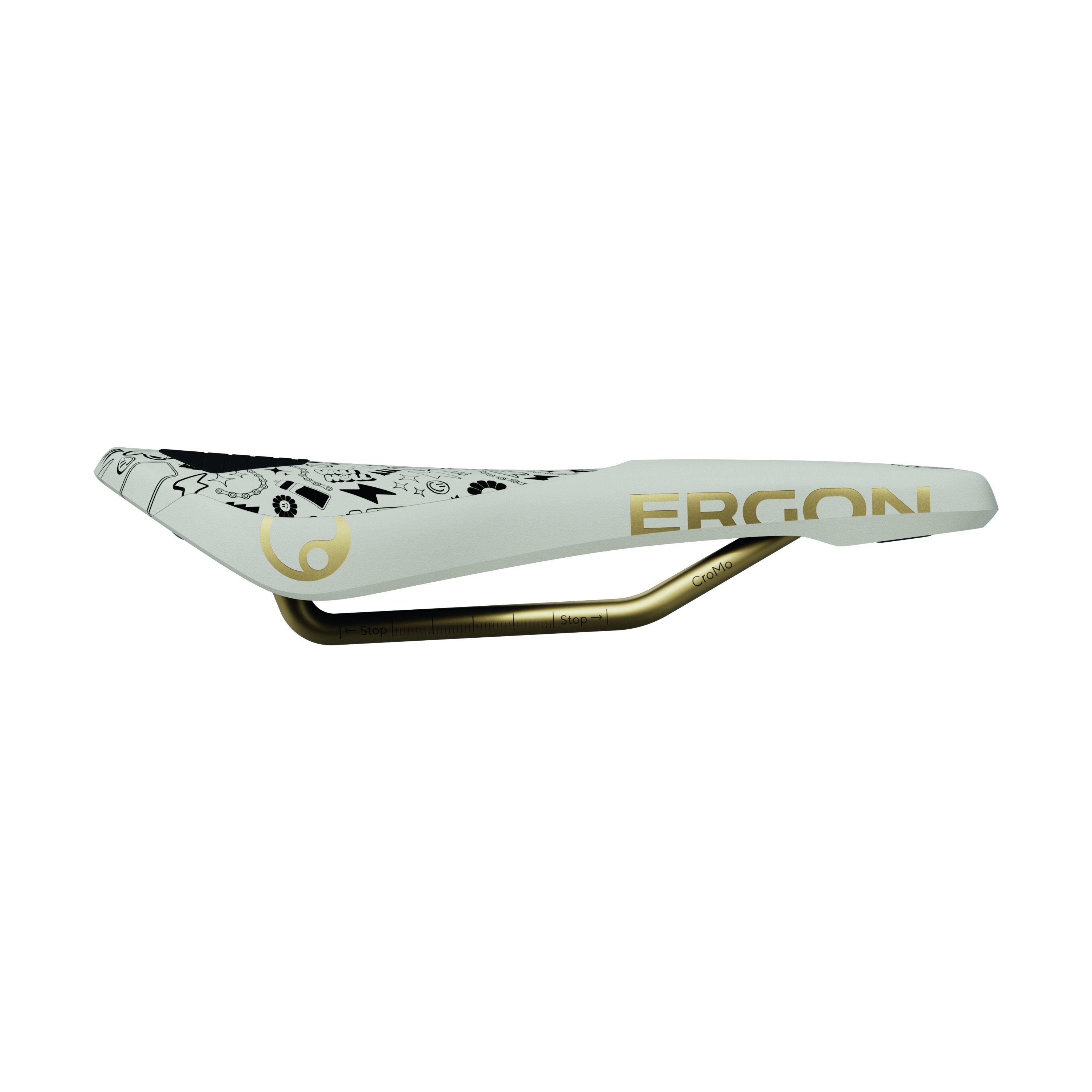 Ergon SM Downhill Comp Vali Höll Edition White