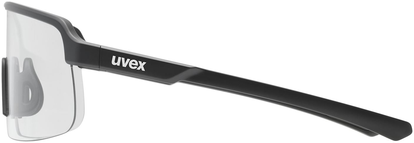 uvex Dyrt Radbrille Black Matt / Clear
