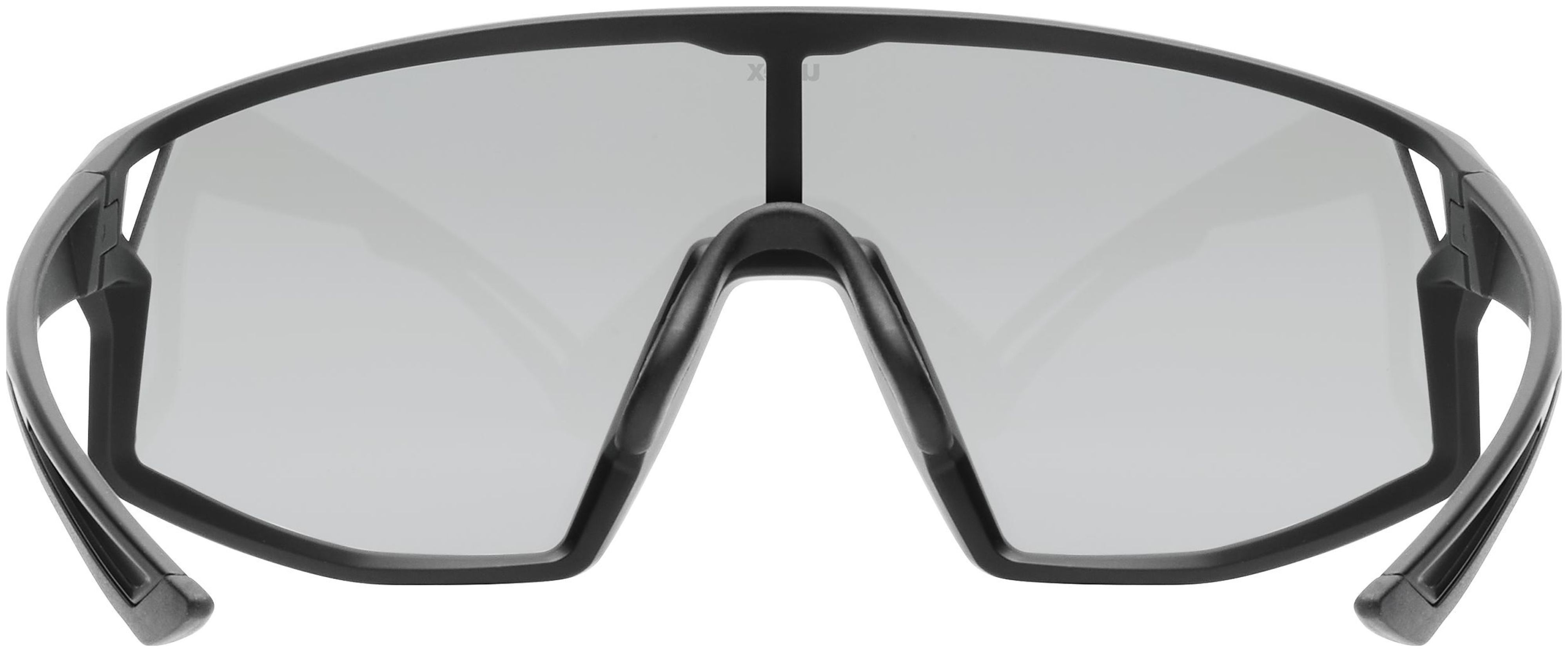uvex Skyryse Radbrille Black Matt / Mirror Silver
