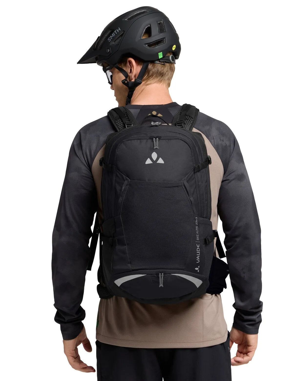 vaude fahrradrucksack herren VAUDE Bike Alpin 23+5 Fahrradrucksack schwarz
