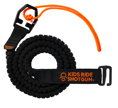 Kids Ride Shotgun Quick Fit MTB Tow Rope Abschleppseil 1.7 - 3.3m black
