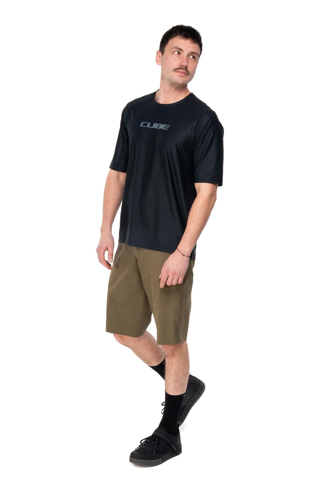 cube fahrrad shirt herren Cube Funktionsshirt kurzarm | Herren Radtrikot kurzarm | black