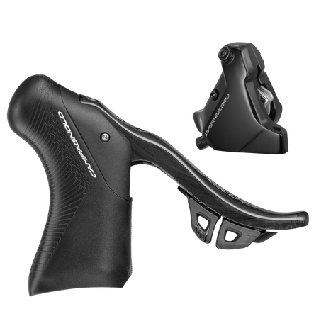 Campagnolo Super Record Brems-/Schalthebel Recht Ø160mm inkl. HR-Bremssattel