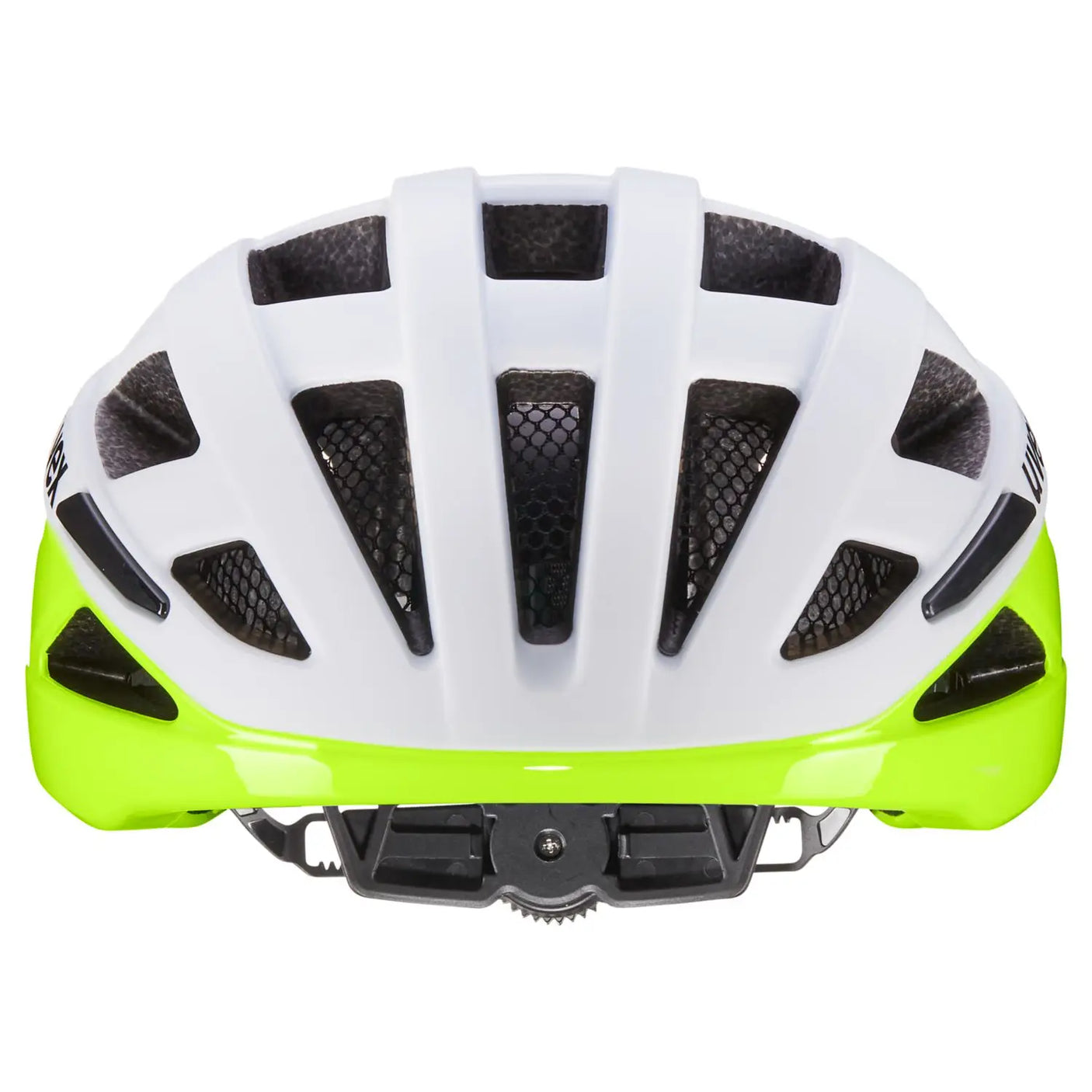 uvex I-Volute Rennrad-Helm White-Neon Yellow Matt