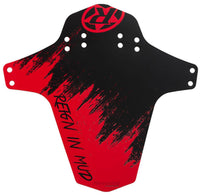 Reverse Mudfender MTB Schutzblech schwarz/rot – aktuelle Variante