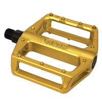 NC-17 Plattformpedal STD Zero Pro, Alu, molded Pins, Kugellager gold – aktuelle Variante