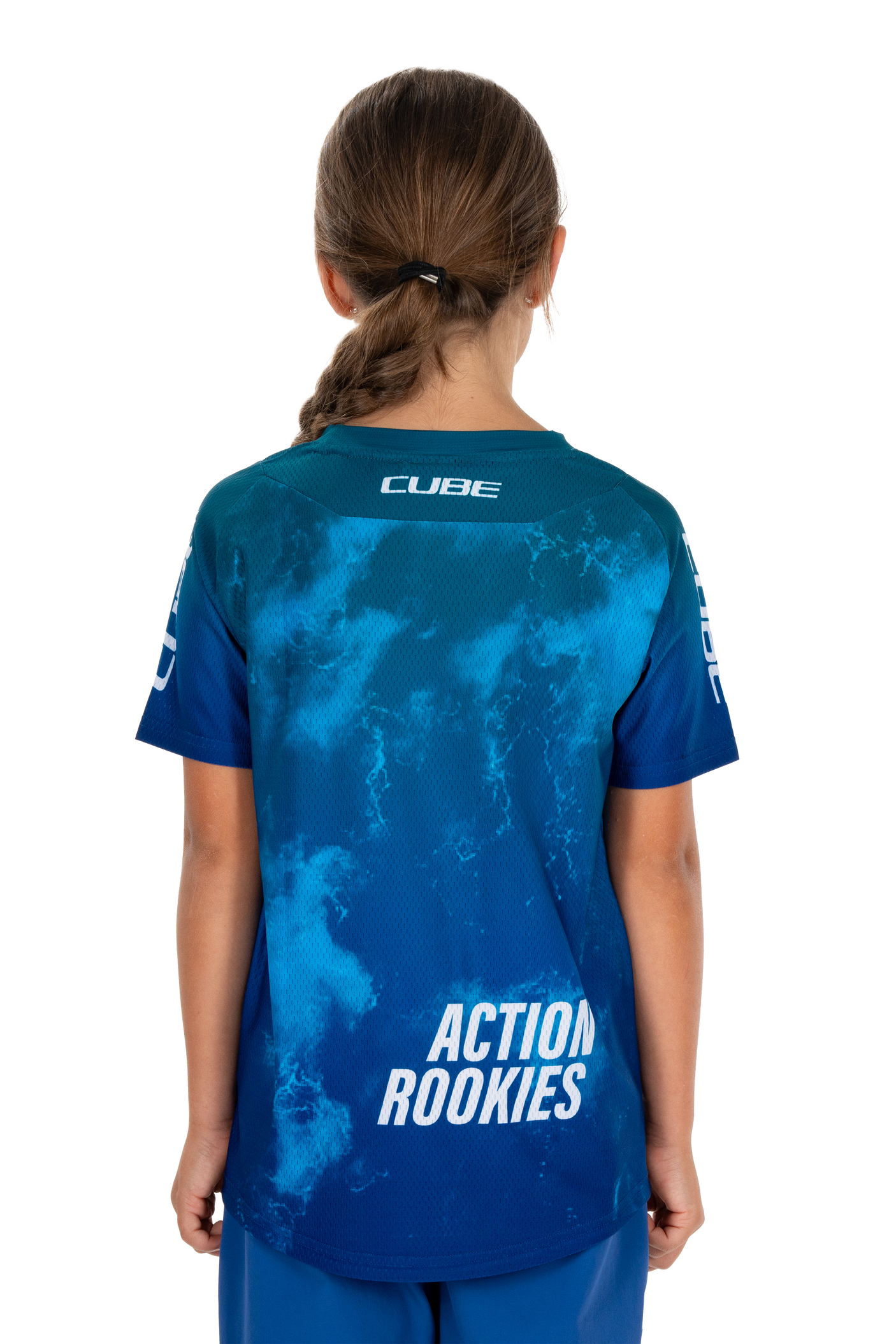 Cube MTB Trikot ROOKIE X Actionteam kurzarm blue´n´green
