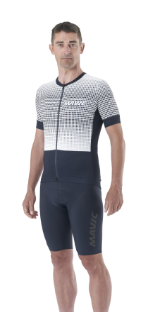 Mavic Aksium Graphic Jersey M Stripes / Deep Blue