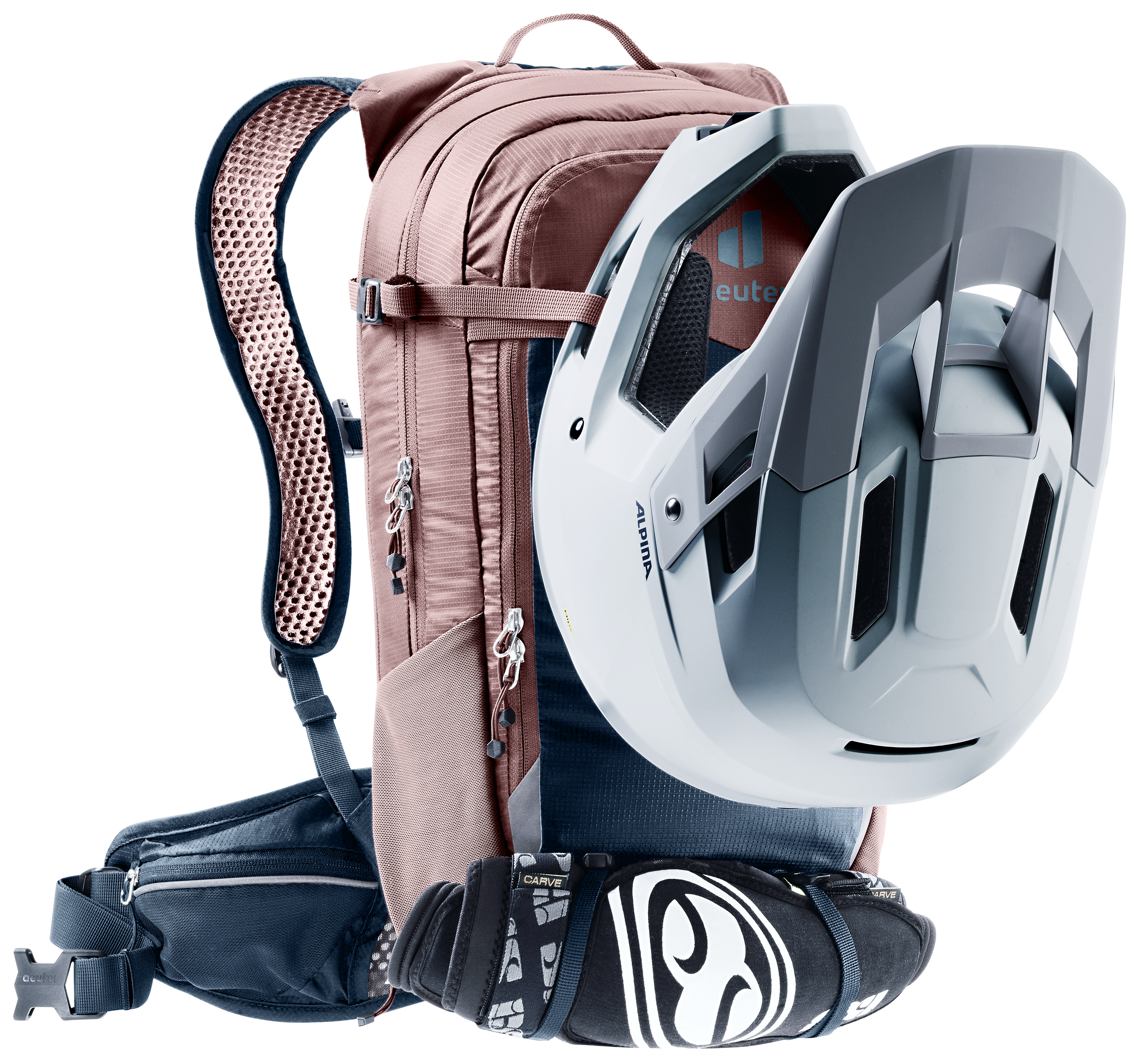deuter Compact 14+3 Fahrradrucksack ink-ashrose