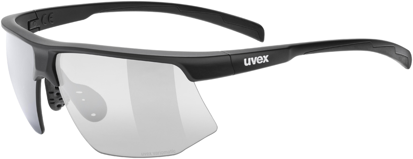 uvex Aerios V Radbrille Black Matt / Smoke