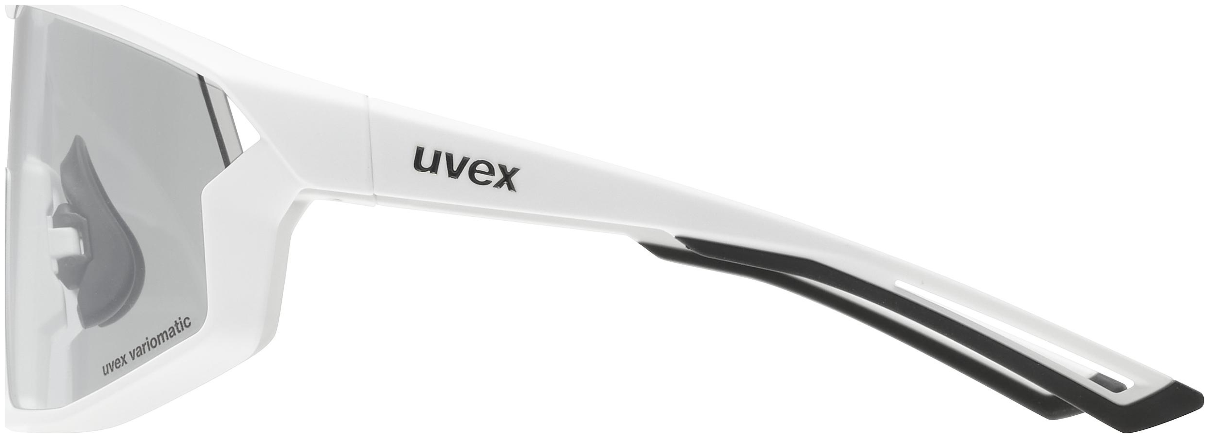 uvex Skyryse V Radbrille White Matt / Lightmirror Silver