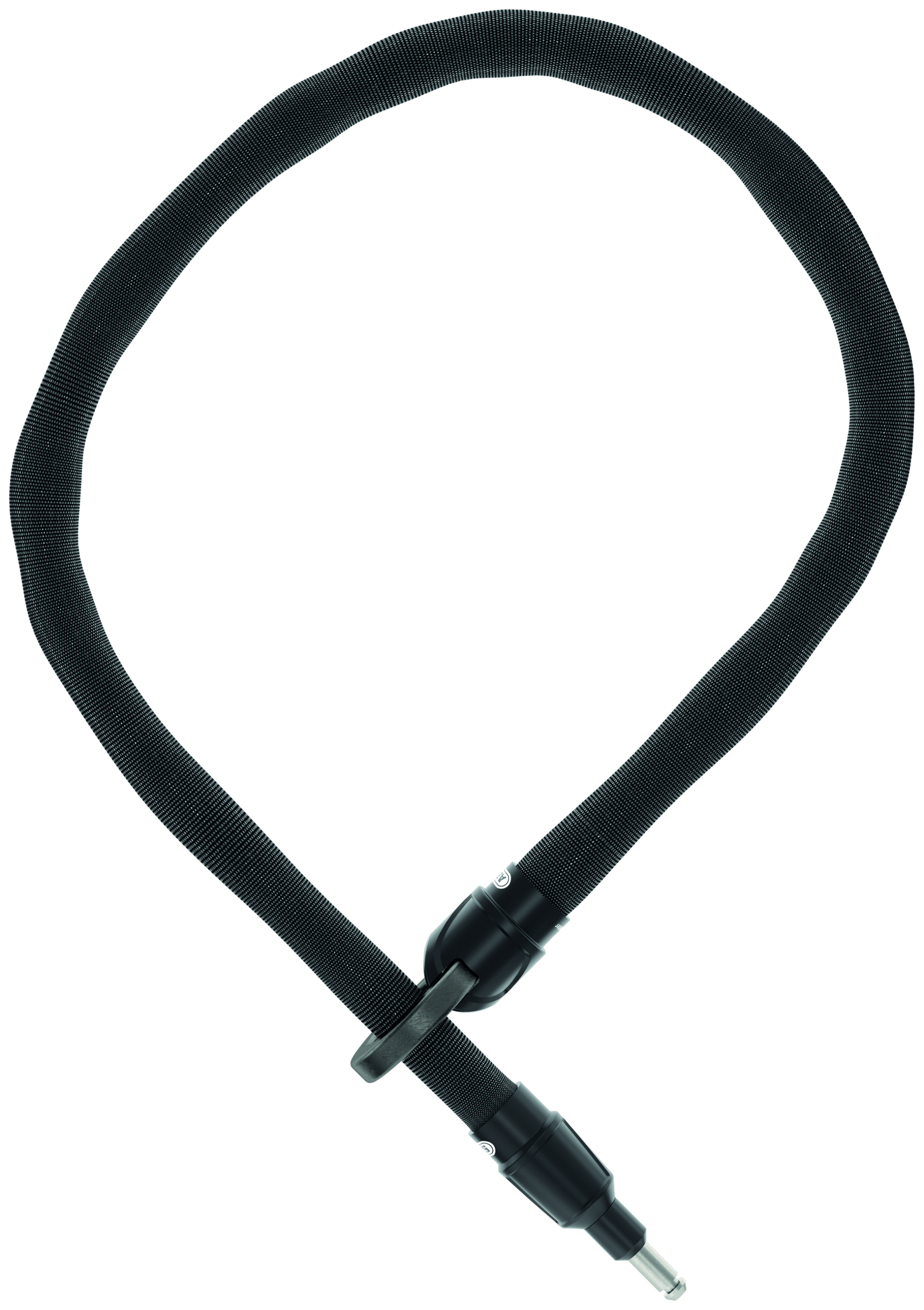 ABUS IvyTex Rah­men­schlosskette ACH IVY 6KS/100 schwarz + Tasche ST5950