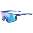 uvex Skyryse Jr. Radbrille Blue Matt / Mirror Green