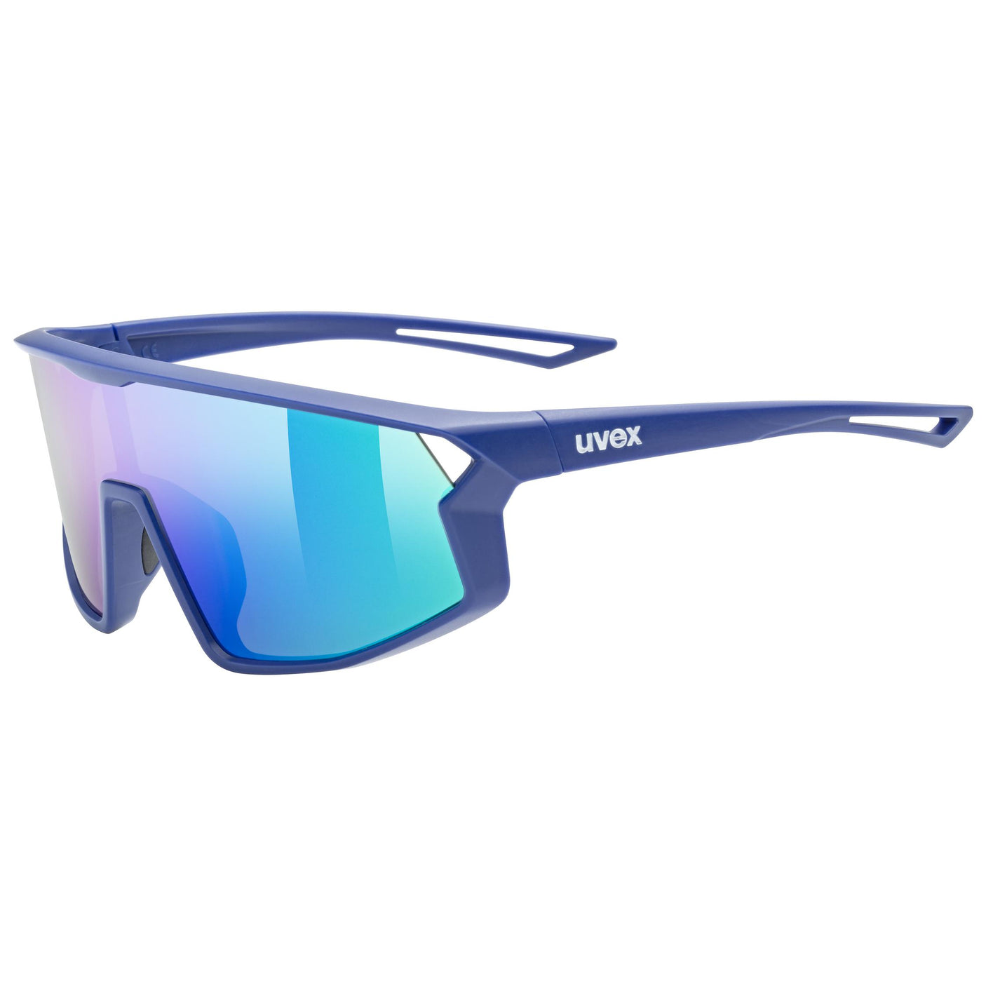 uvex Skyryse Jr. Radbrille Blue Matt / Mirror Green