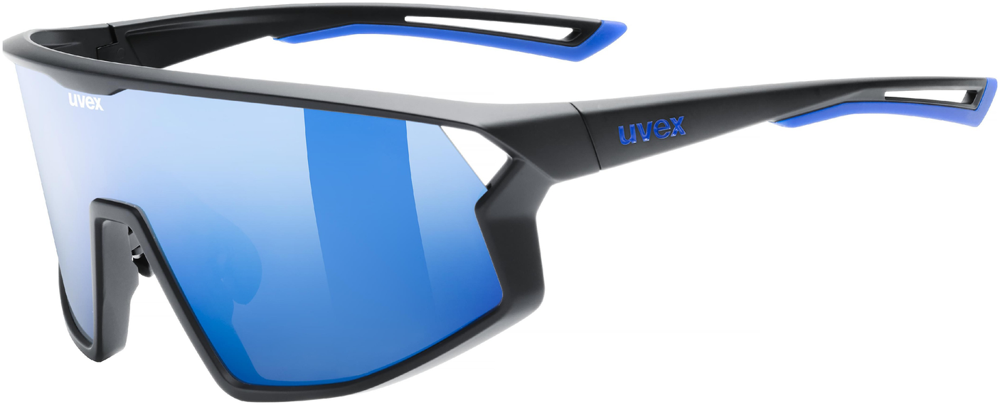 uvex Skyryse Radbrille Black Matt / Mirror Blue