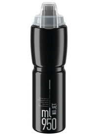 Elite Jet Plus Drinking Bottle 950ml black/grey logo – aktuelle Variante