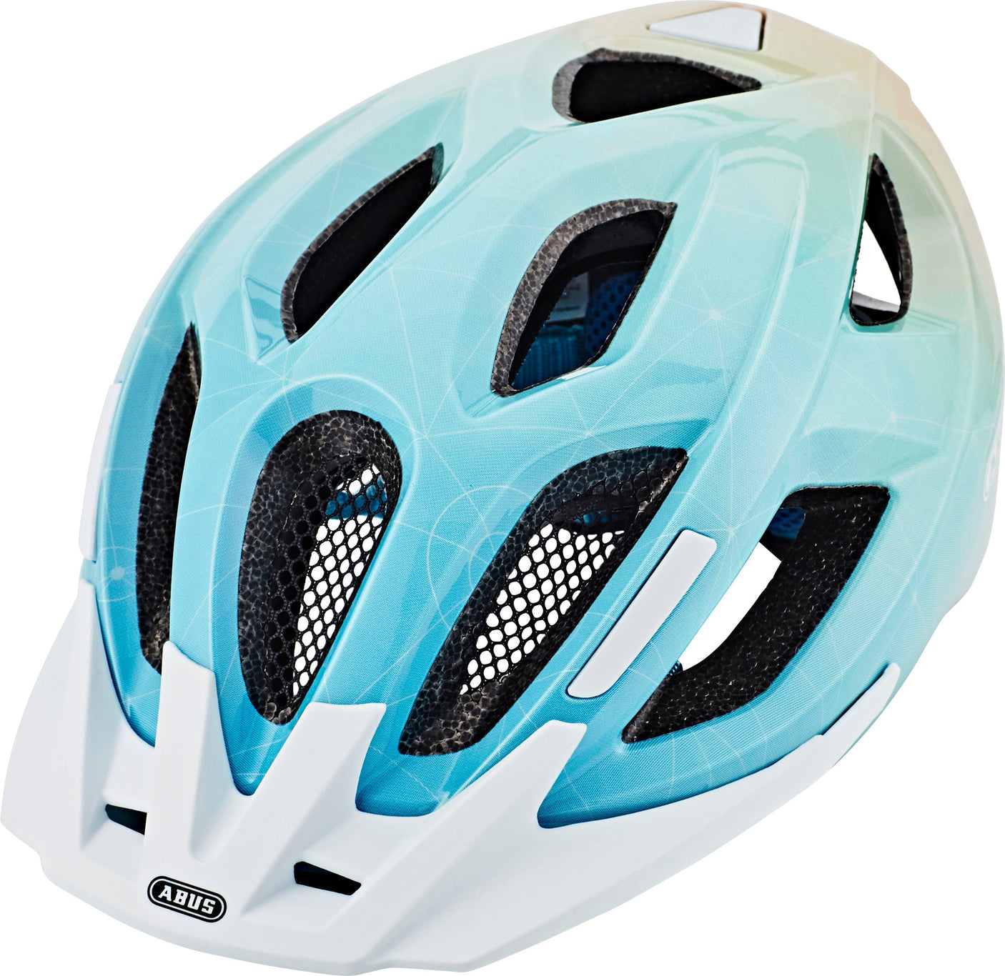fahrradhelm damen türkis Abus Aduro 2.0 Fahrradhelm | türkis/blau
