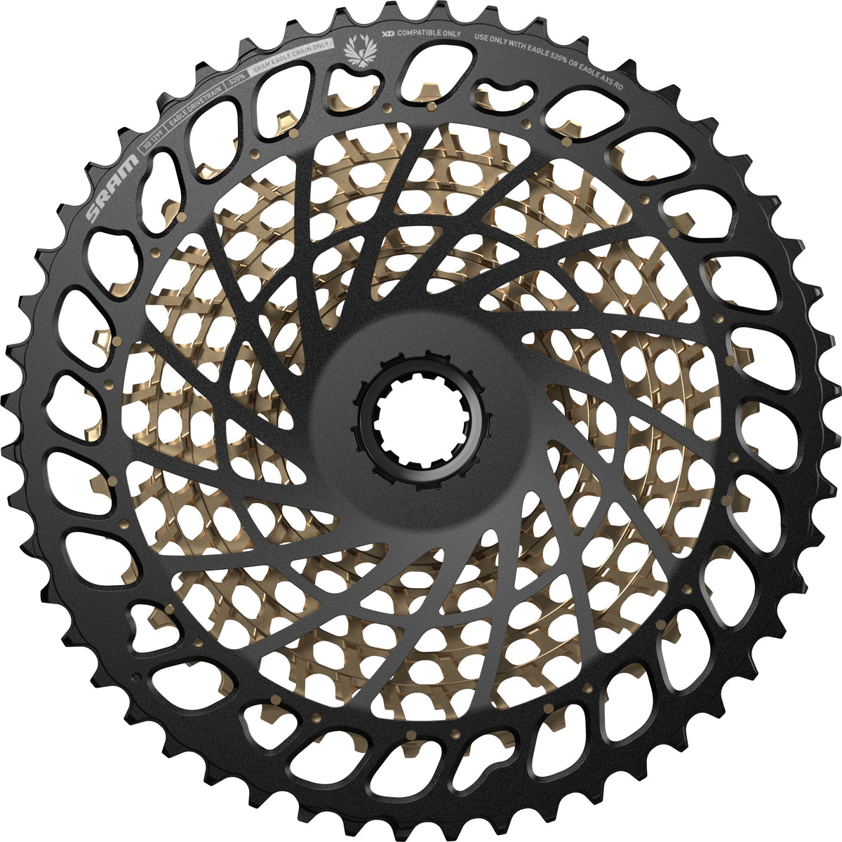 SRAM XG-1299 Eagle Kassette 12-fach C1 gold