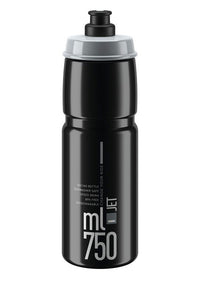 Elite Jet Trinkflasche 750ml black/grey logo – aktuelle Variante