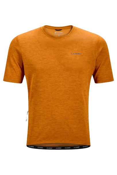 Cube GRAVEL Trikot kurzarm mustard