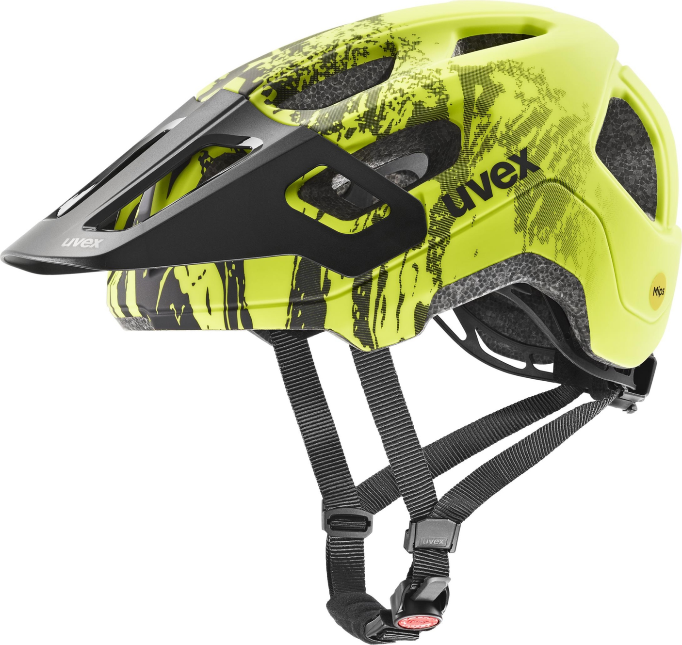 uvex React Jr. Mips Kinderhelm Lime - Black