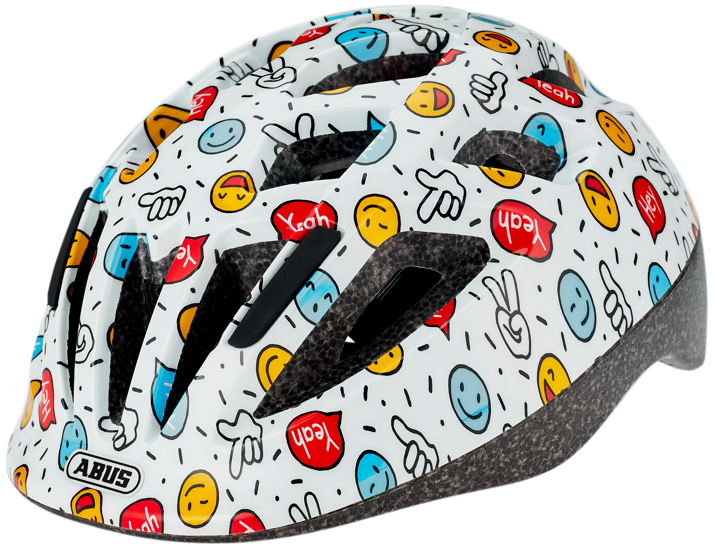 ABUS Smooty 2.0 Kinderhelm weiß smiley - S