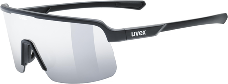 uvex Dyrt Radbrille Black Matt / Mirror Silver