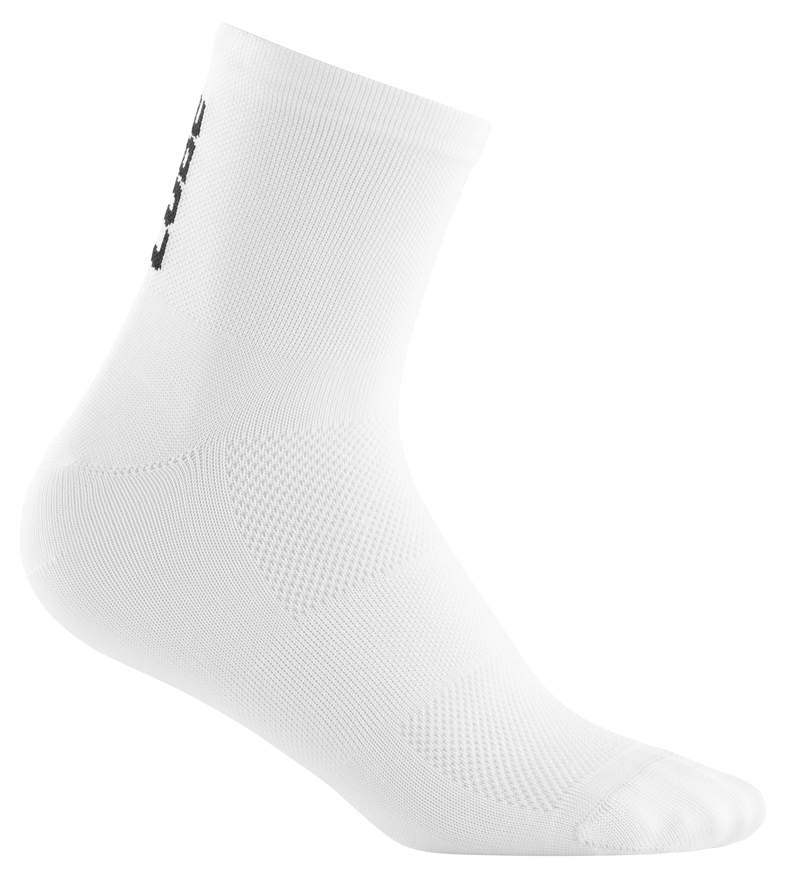 CUBE Socke Mid Cut Blackline white