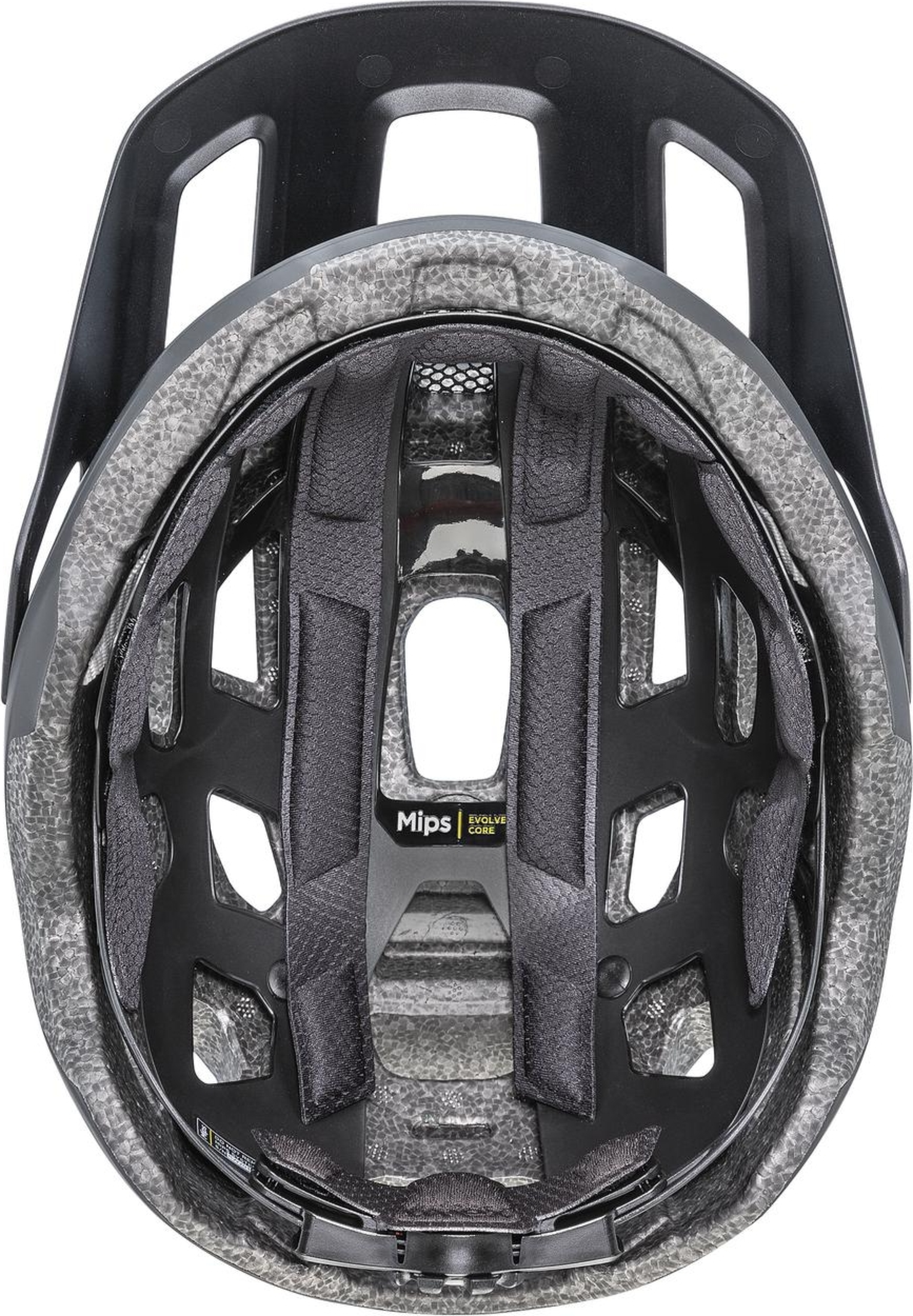 uvex React Jr. Mips Kinderhelm Black Matt