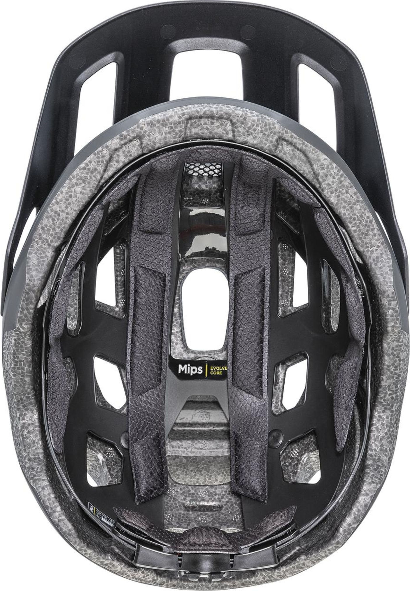 uvex React Jr. Mips Kinderhelm Black Matt