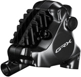 Shimano GRX ST-RX820-LA/BR-RX820 Scheibenbremsset Vorne Flat Mount für Vario-Sattelstütze grau/schwarz