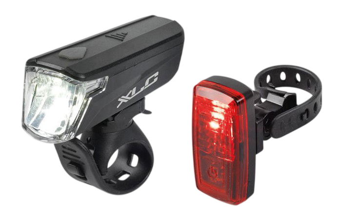 XLC Capella CL-S20 Beleuchtungsset StVZO black/red