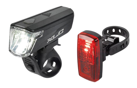 XLC Capella CL-S20 Beleuchtungsset StVZO black/red