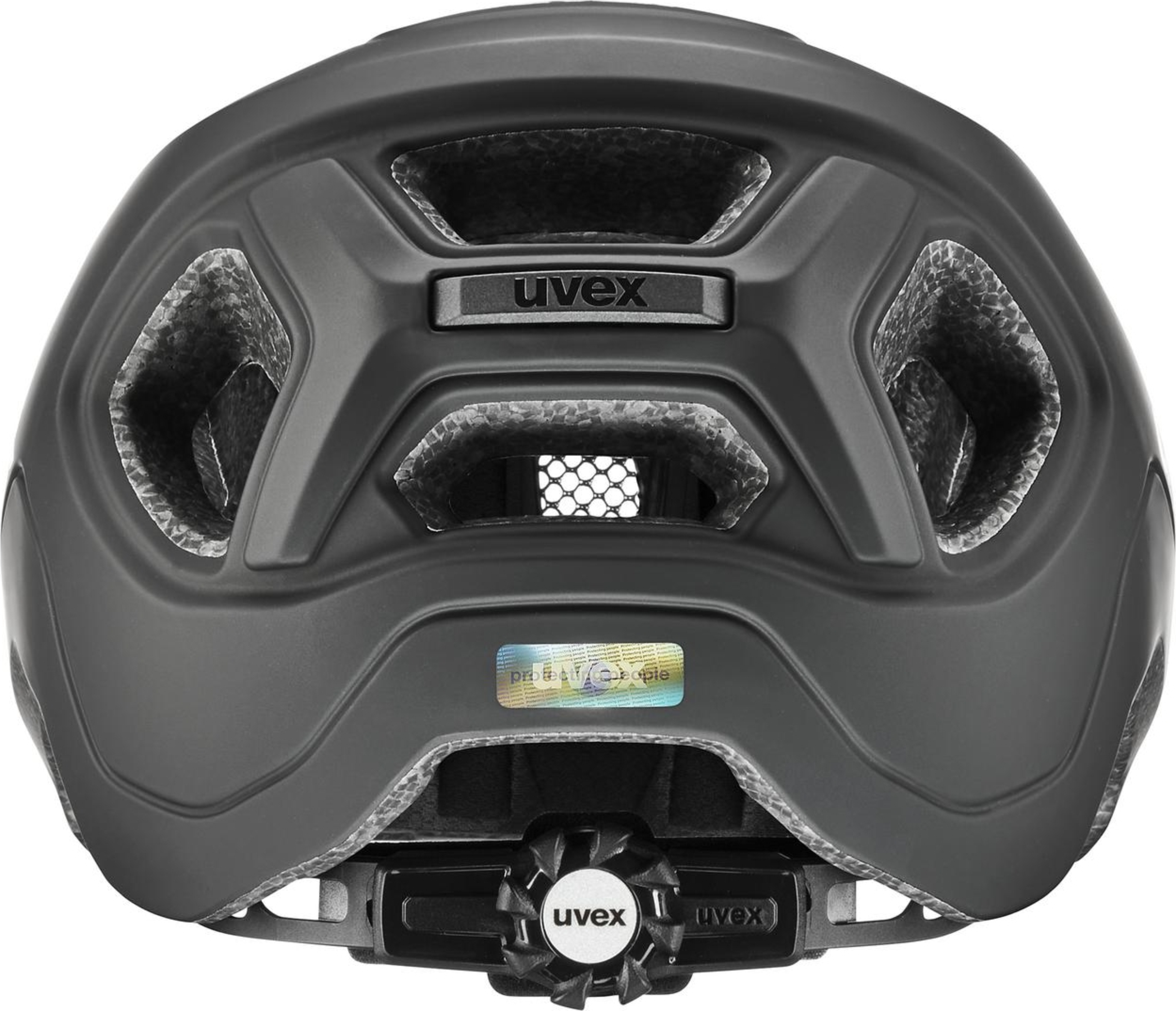 uvex React Jr. Kinderhelm White-Black Matt