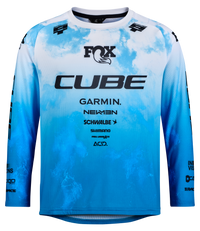 CUBE MTB Trikot ROOKIE X Actionteam langarm topas blue