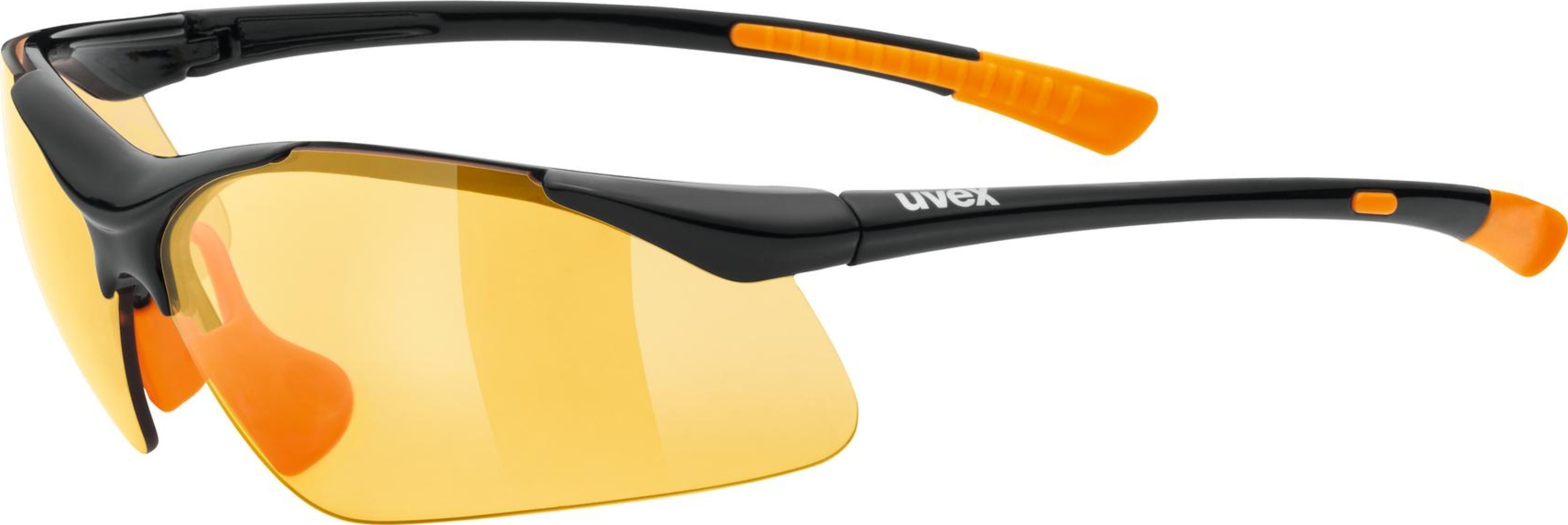 uvex Sportstyle 223 Radbrille Black-Orange / Lightmirror Orange