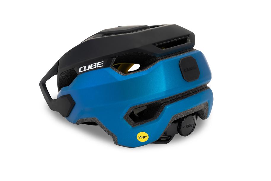 cube mtb helm mips Cube STRAY X Actionteam MTB Helm | blue'n'black (ActionTeam)